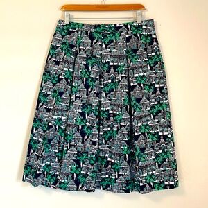 Boden Lola Glasshouse Midi Skirt